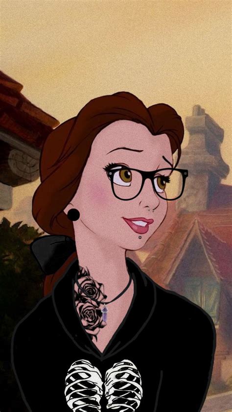 Goth Belle Princesas góticas de disney Princesas disney tatuadas