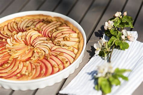 Apfeltarte mit karamellisierten Walnüssen Callwey