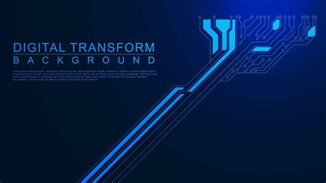 Digital Transformation Background Vector Art Icons And Graphics For