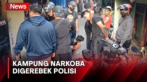 Penggerebekan Kampung Narkoba Di Tanjung Priok Diamankan Senpi Rakitan