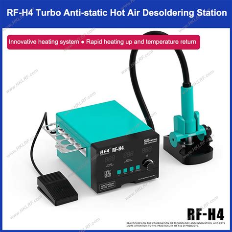 RF RF H W Fast Desoldering Hot Air Gun Soldering Station Digital Display Intelligent BGA