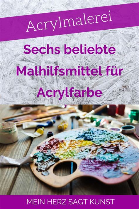 The Cover Of Acrylnalei Sechs Beliebe Malfismittel Fur Acrylfarbe