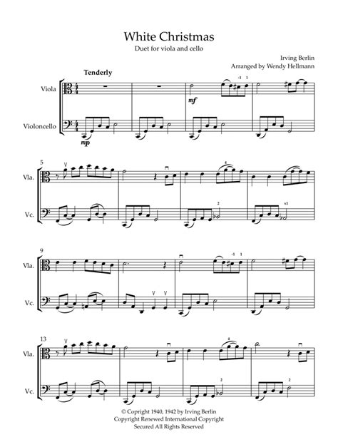 White Christmas Arr Wendy Hellmann By Dave Koz And Kelly Sweet Sheet