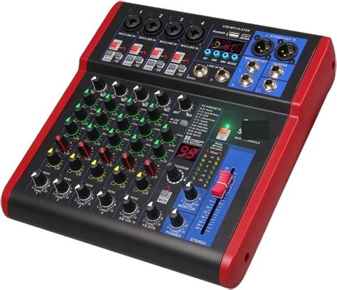 Mini Audio Dj Mixer Soundboard Sauberer Klang Debra Pro Kanal Usb