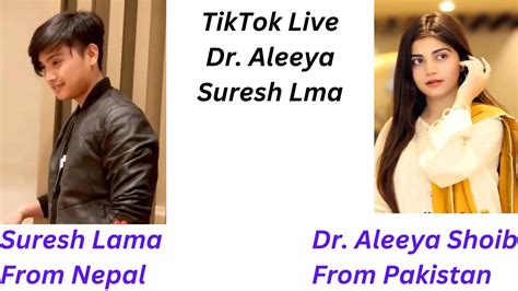 Dr Aleeya And Singer Suresh Lama Trending Couple On Tiktok Live