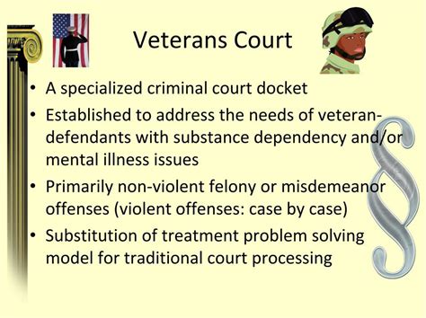 Ppt Veterans Treatment Courts Powerpoint Presentation Free Download