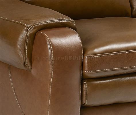 Matera Sofa And Loveseat Set In Brown Leather Woptions