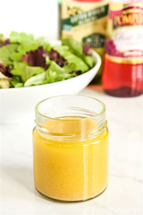 Red Wine Vinaigrette Easy Recipe Hello Little Home