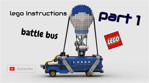 Lego Fortnite Battle Bus Moc Instructions Part Youtube