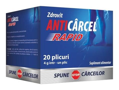 Zdrovit Anticarcel Rapid Pret