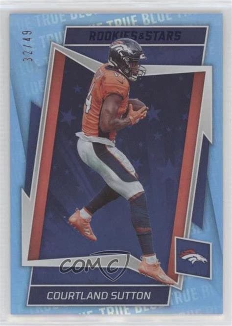 Panini Rookies Stars True Blue Courtland Sutton For