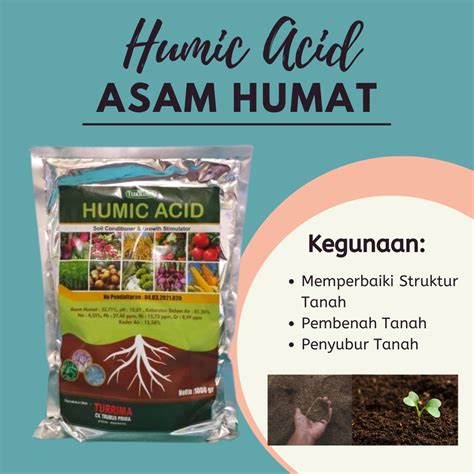 Jual Asam Humat 1 Kg Humic Acid Pupuk Pembenah Tanah Untuk Anggur