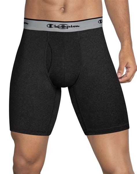 Cpu9 Champion Men`s Tech Performance Long Boxer Brief