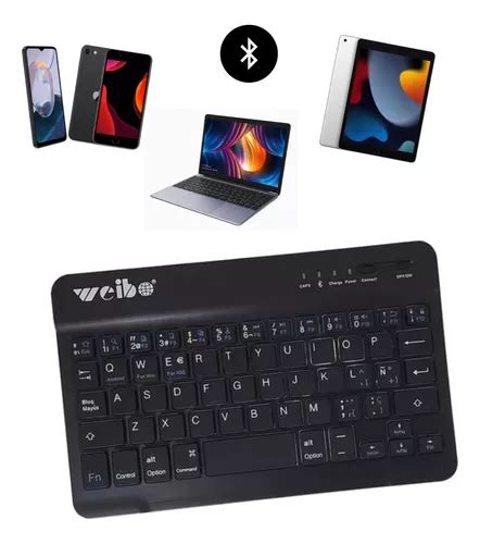 Mini Teclado Inal Mbrico Weibo Bluetooth Mini Keyboard Cuotas Sin Inter S