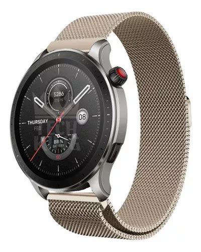 Pulseira De Metal Magn Tica Loop Amazfit Gtr A Mercadolivre