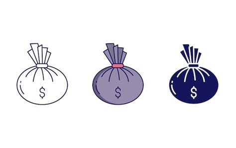 Premium Vector Bag Of Money Vector Icon