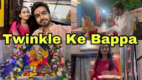 Twinkle Ke Ghar Ki Ganpati Laya Peheli Baar Ganesh Utsav Vlog Day