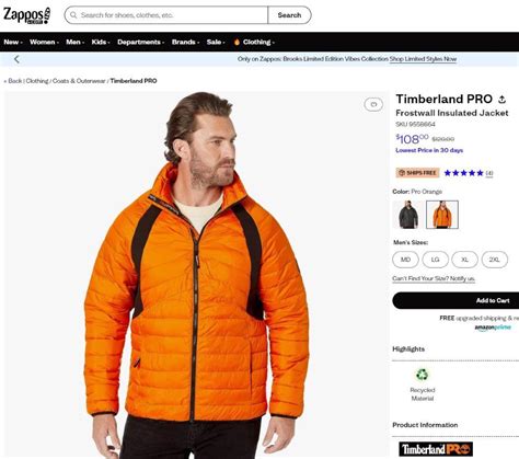 Одежда Timberland с официального сайта | Бандеролька