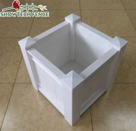 Pvc White Square Plastic Rectangular Vegetable Rectangle Garden Outdoor Planter Box Large Buy