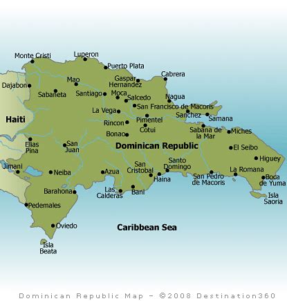 Map Of Beaches Dominican Republic - ECTQAYY