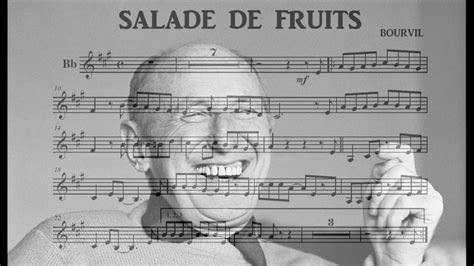 Salade De Fruits Bourvil Accompaniment Bb Youtube