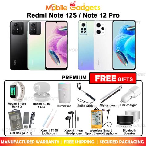 Redmi Note 12S Redmi Note 12 Pro 4G 5G 8GB 256GB Original