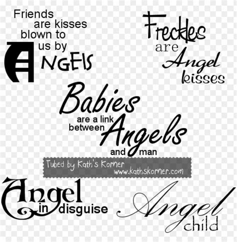 Angel Transparent Word Art - Word Art Angels PNG Transparent With Clear ...