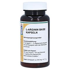 L Arginin Base Kapseln St Ck Online Kaufen Medpex