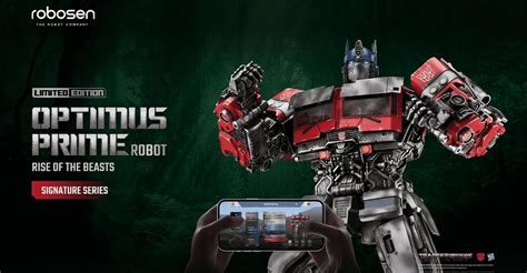 Robosen Transformers Rise Of The Beasts Optimus Prime Signature Series