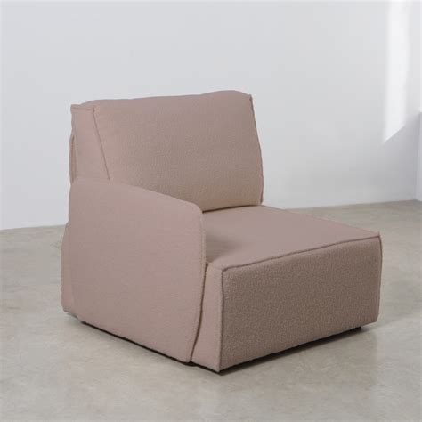 Canap Modulable L A Places Chaise Longue Rose Tendre