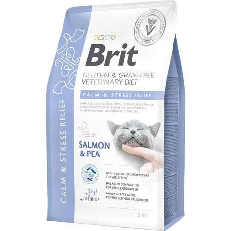 Ξηρά Τροφή Γάτας Brit Veterinary Diet Cat Grain Free Calm & Stress ...