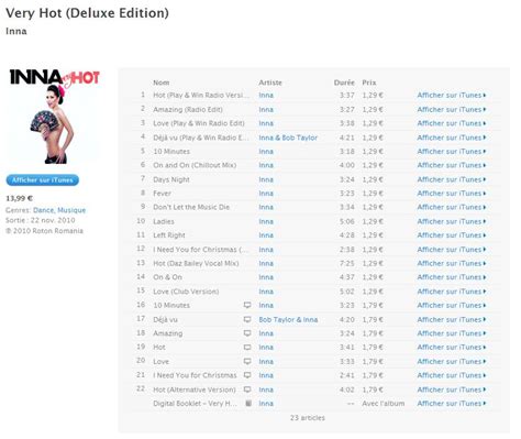 Inna Very Hot Deluxe Edition ITunes Plus AAC M A PSXDB LMEPEM