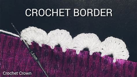 How To Make Crochet Crochet Border Design In Malayalam Youtube