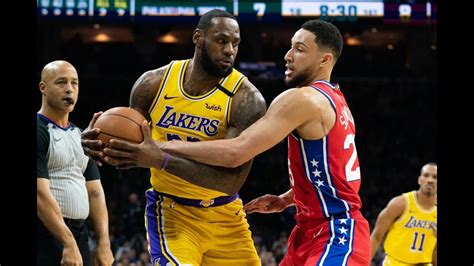 Los Angeles Lakers Vs Philadelphia 76ers Full Game Highlights L January