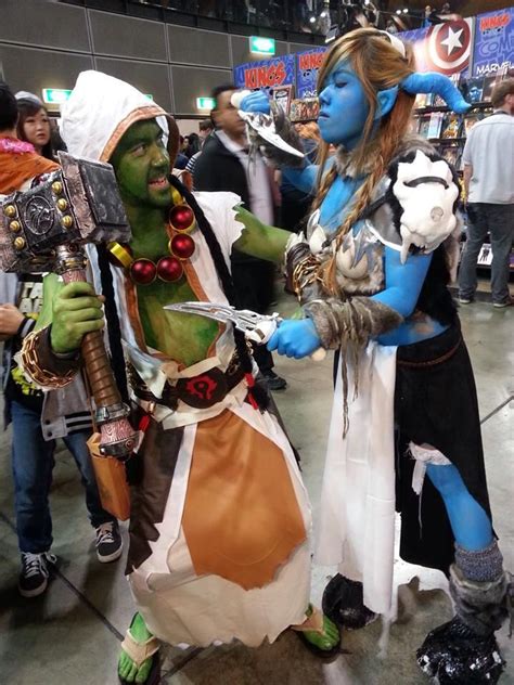 Thrall vs Draenei Thrall Cosplay, Supanova 2014 | Cosplay, Fantasy cosplay, Zelda characters