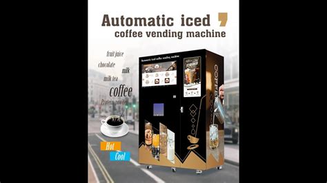 JK85 Freshly Ground Coffee Vending Machine With Ice Maker YouTube