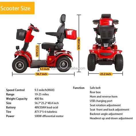 Ksm A Electric Vehicle With Two Seat Buy Heavy Duty Wheel Mobility