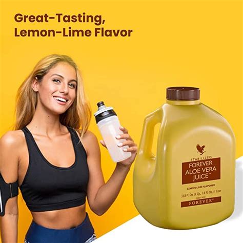 Forever Living Aloe Vera Juice 338 Oz Lemon Lime Flavored In 2023