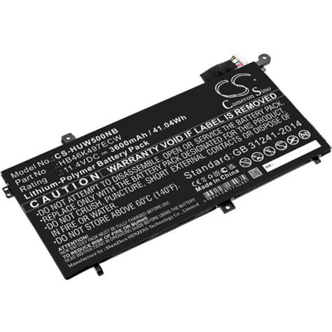 Huawei Hb46k497ecw Battery Replacement For Matebook D