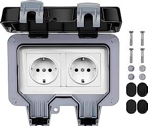 Delee Au Ensteckdose Ip Wetterfestwandsteckdose Gartensteckdose