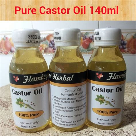 Jual Minyak Jarak Murni 140ml Pure Castor Oil Di Lapak Capri Shop Caprishop