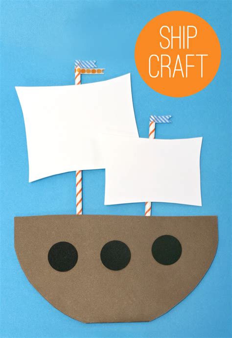 Mayflower Craft For Kindergarten