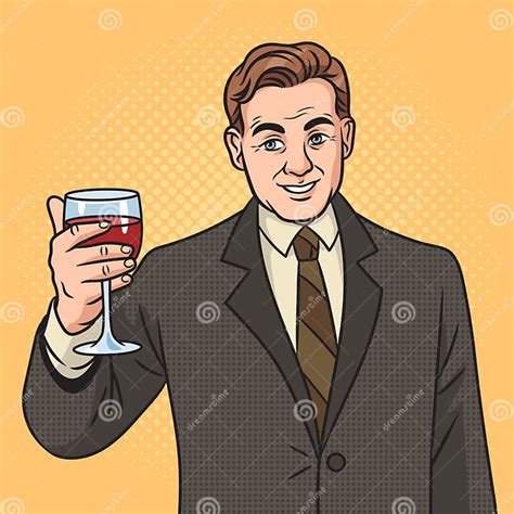 Man With A Glass Of Wine Meme Vector Stock Vector Illustration Of