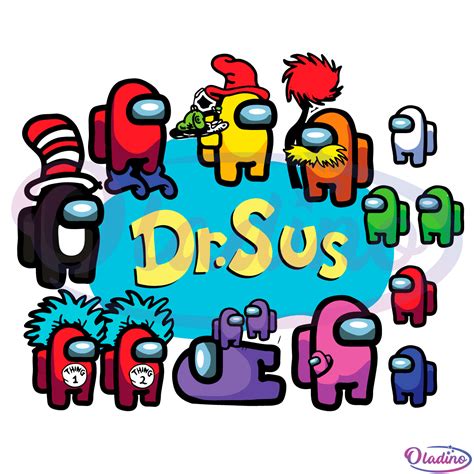 Free Dr Sus Among Us SVG Digital File Dr Seuss Among Us Svg Oladino