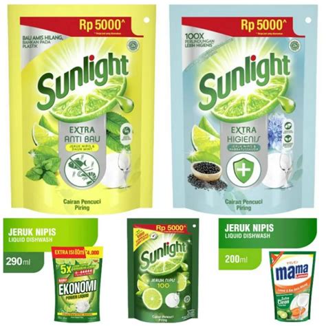 Sunlight Pencuci Piring Ml All Varian Lazada Indonesia