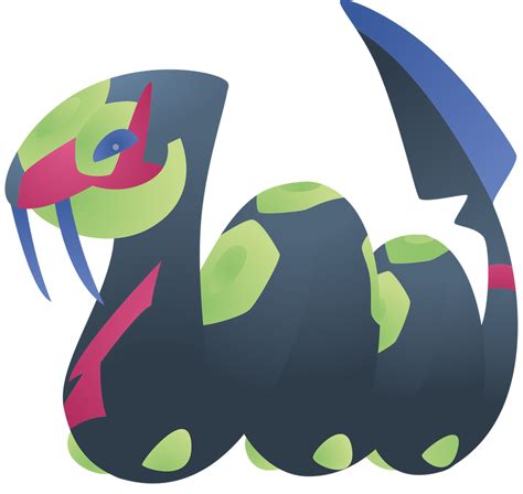 336 Shiny Seviper by DasRuedi on DeviantArt