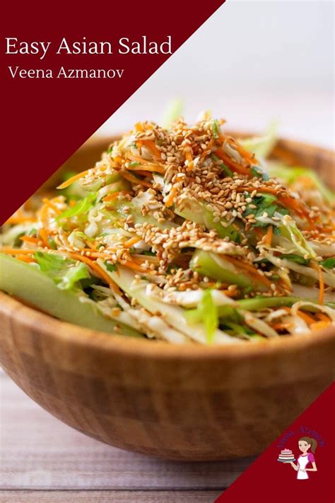 This Quick And Easy Asian Salad Is Simple Light And Flavorful Healthy Crunchy Veggies Make A