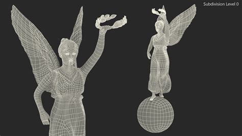 Nike Goddess Statue 3D Model $69 - .3ds .blend .c4d .fbx .max .ma .lxo ...