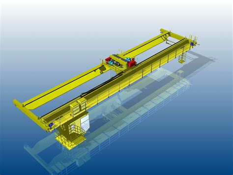 Double Girder Double Winch Trolley Electric Overhead Bridge Traveling