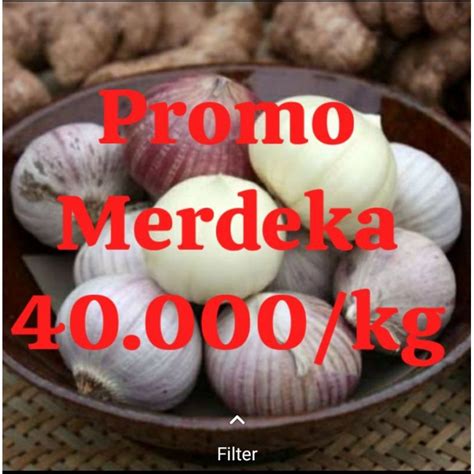 Jual Bawang Putih Tunggal Lanang 1KG Besar JUMBO Fresh Import Shopee